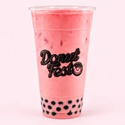 Sinh tố sữa dâu mâm xôi